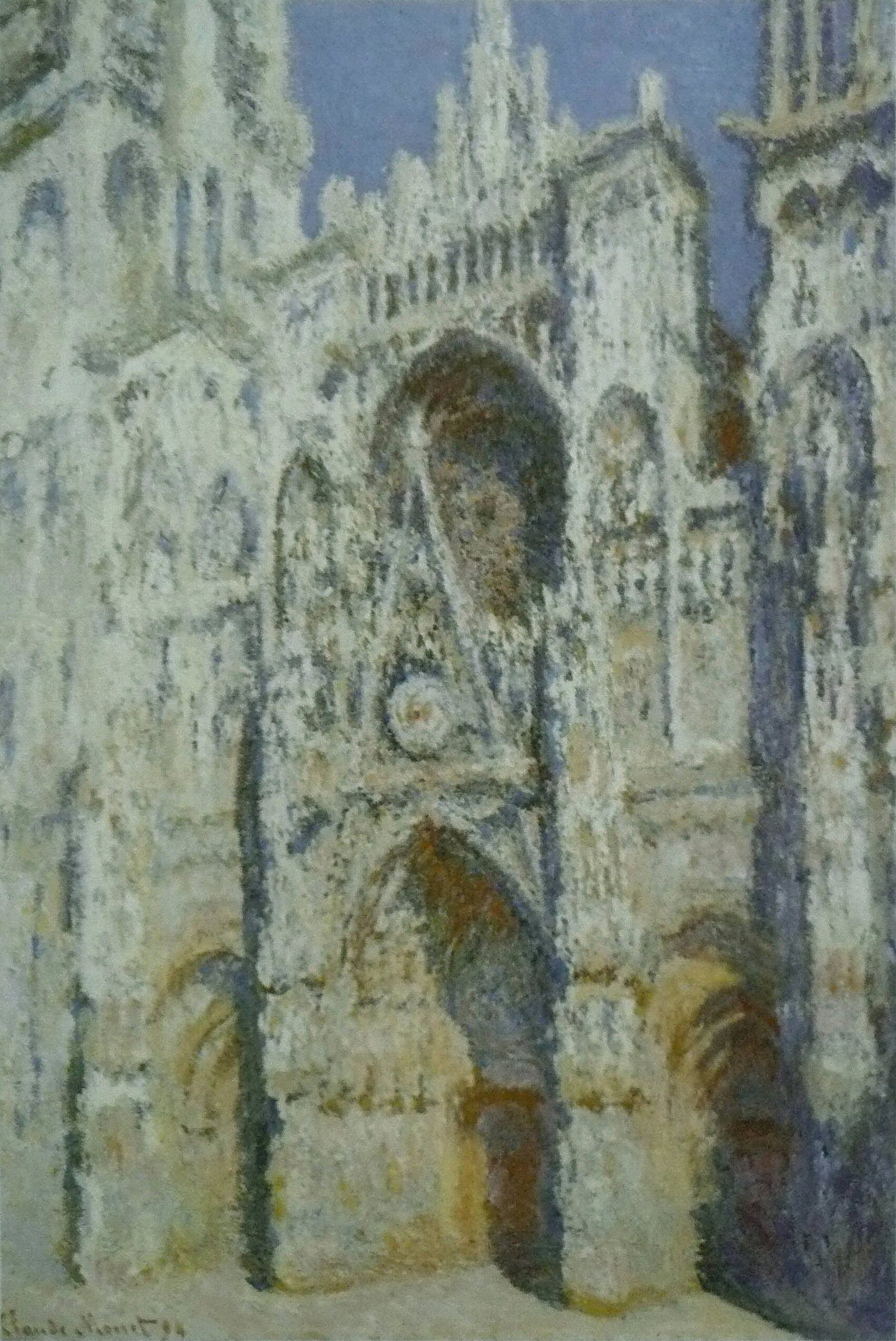 Rouen Cathedral — Harmony in Blue and Gold, 1893, by Claude Monet