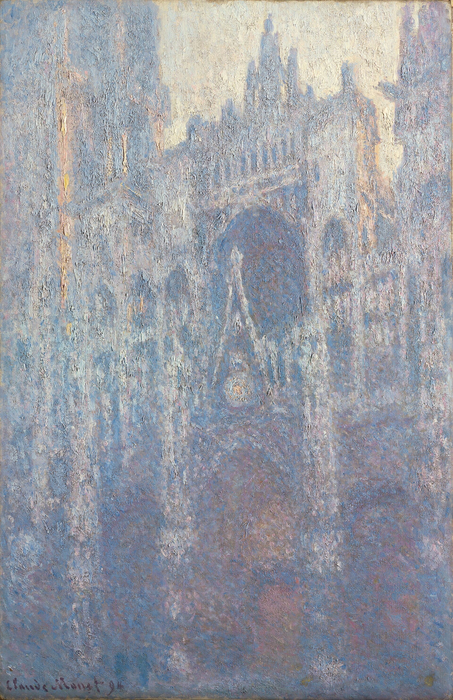Rouen Cathedral — The Portal in Morning Light, 1894, by Claude Monet
